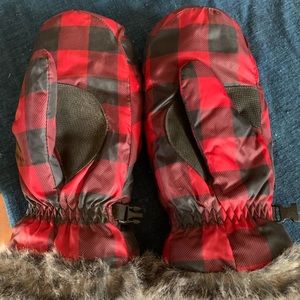 Eddie Bauer ladies down mittens